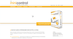 Desktop Screenshot of minicontrol.eu