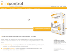 Tablet Screenshot of minicontrol.eu